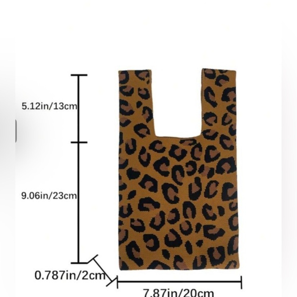 ✨NEW✨ Leopard Print mini wrist wristlet Bag clutch - Picture 6 of 8